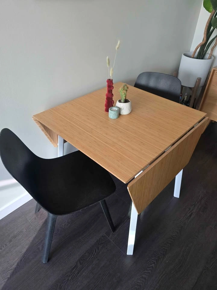 IKEA PS 2012 Drop-Leaf Table – Bamboo/White - photo 5
