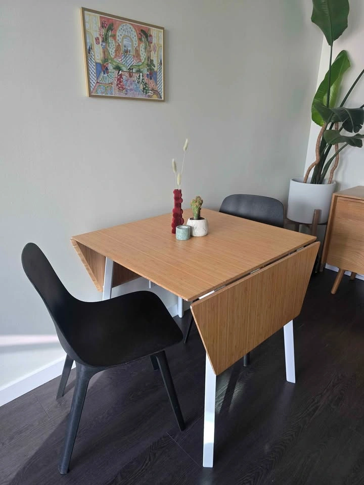 IKEA PS 2012 Bamboo Drop-Leaf Dining Set – Table + 2 Chairs - photo 5