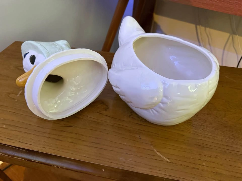Vintage American Bisque ceramic Mother Goose - photo 4