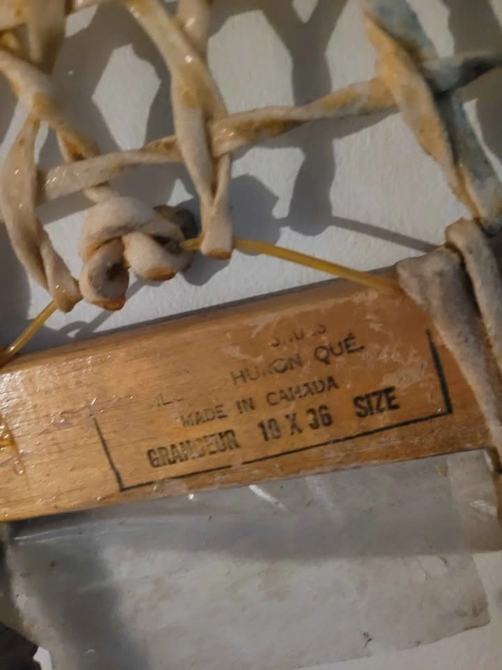 Huron Quebec Wooden Snowshoes - photo 2