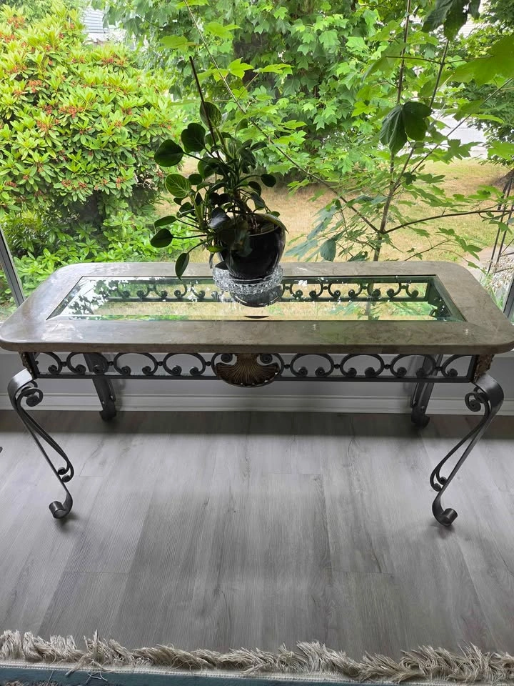 Glass table set - photo 4