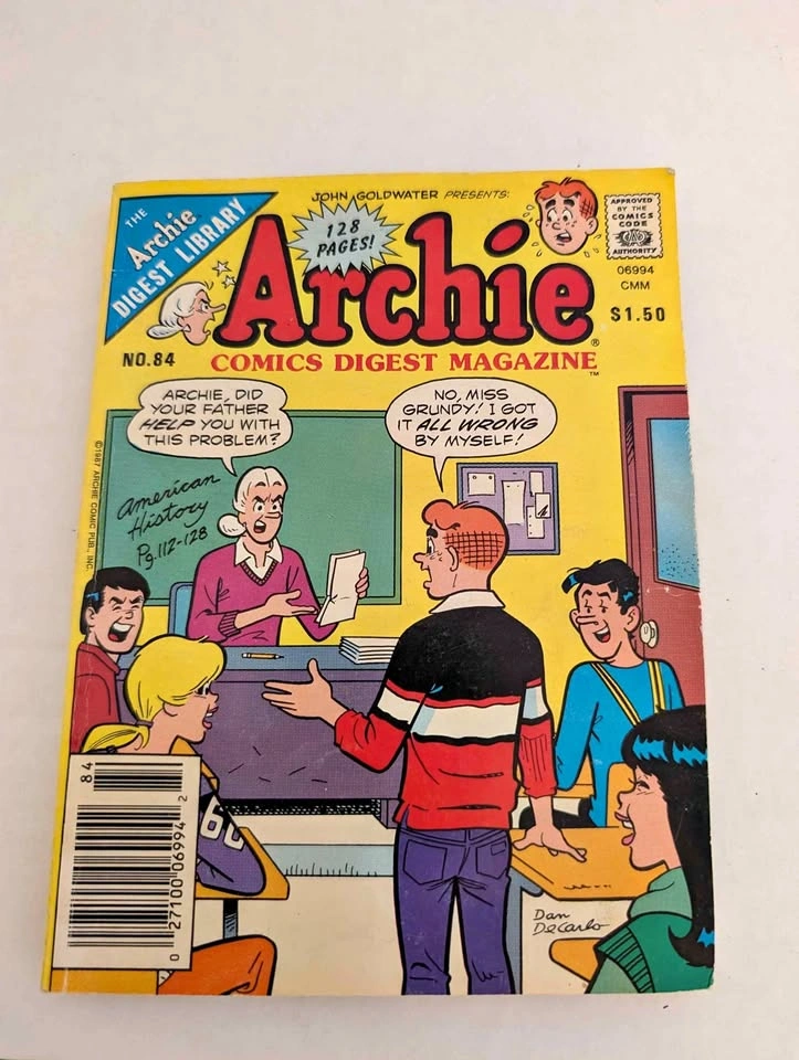 Vintage Archie Comics Digest Magazine No. 84