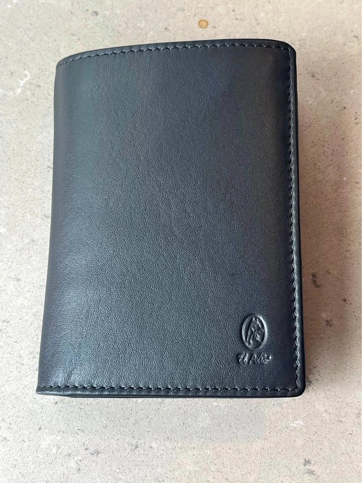 El Potro 100% Cowhide Wallet (Deep Brown)