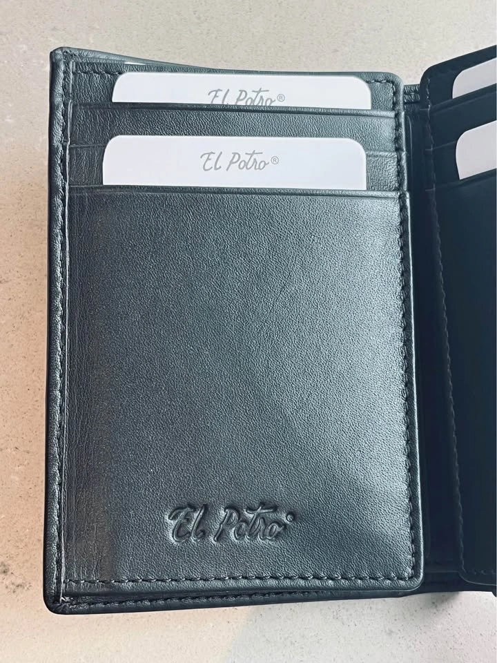 El Potro 100% Cowhide Wallet (Deep Brown) - photo 2