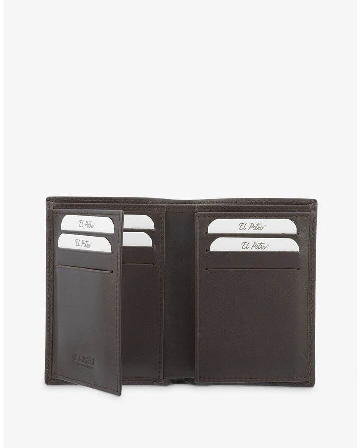 El Potro 100% Cowhide Wallet (Deep Brown) - photo 4