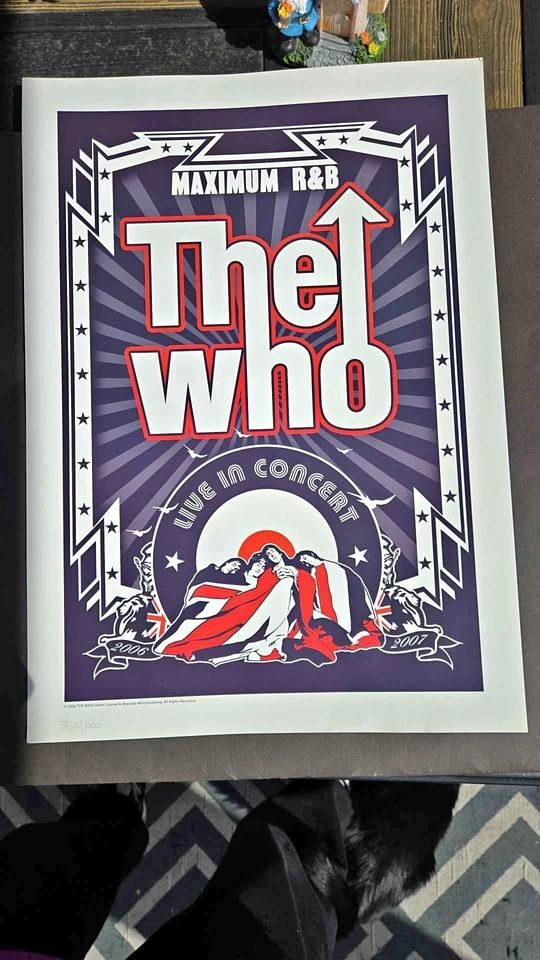 The Who Limited Edition Concert Poster 2006-2007