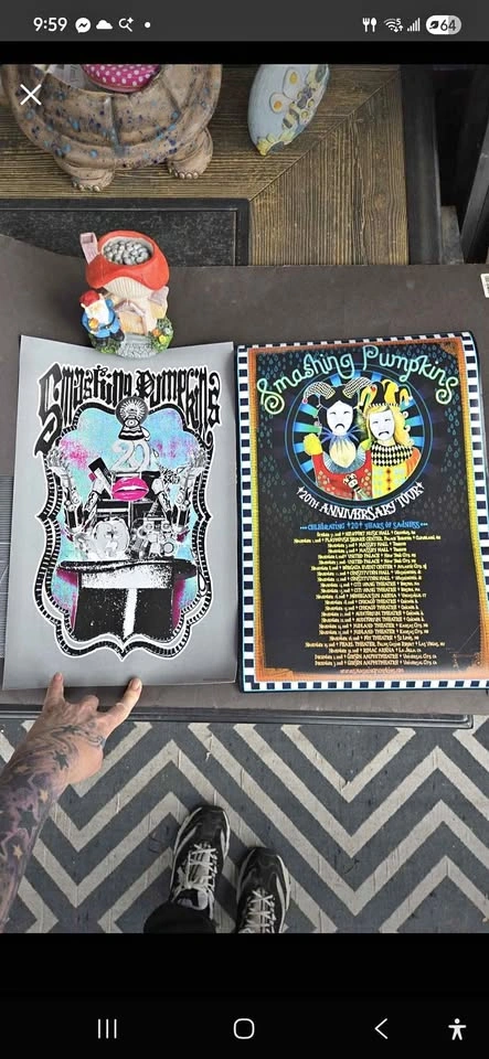 Smashing Pumpkins 20th Anniversary Tour Posters 2008
