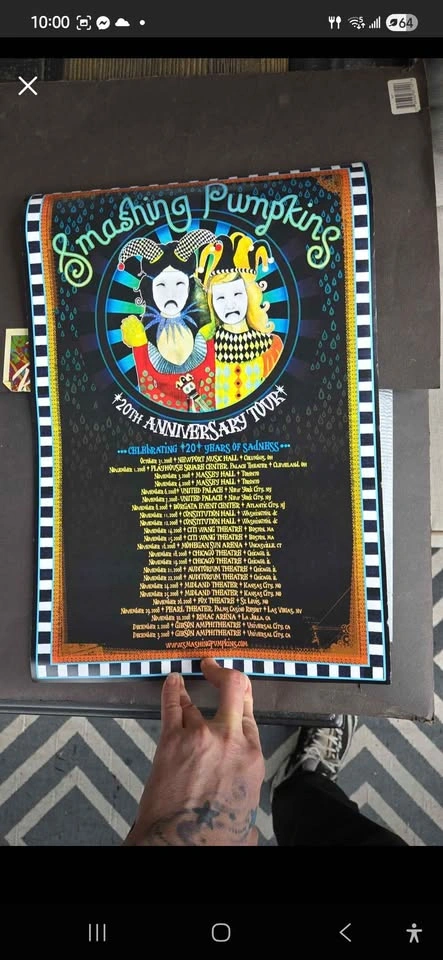 Smashing Pumpkins 20th Anniversary Tour Posters 2008 - photo 3