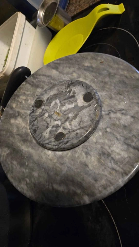 Marble Lazy Susan / Serving Platter - photo 2