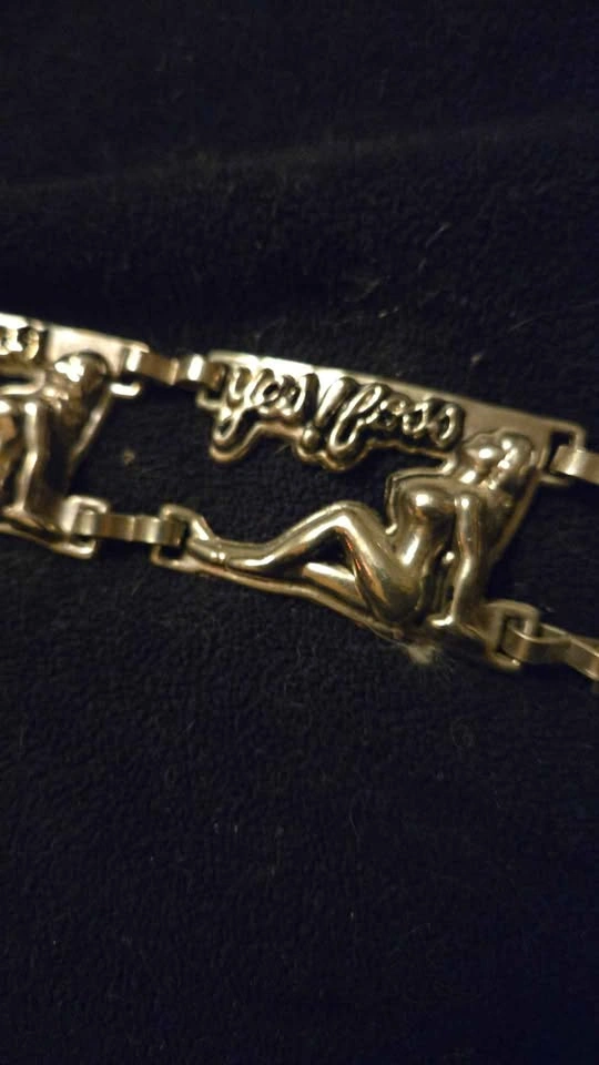 Vintage Metal Link and Leather Belt - photo 4