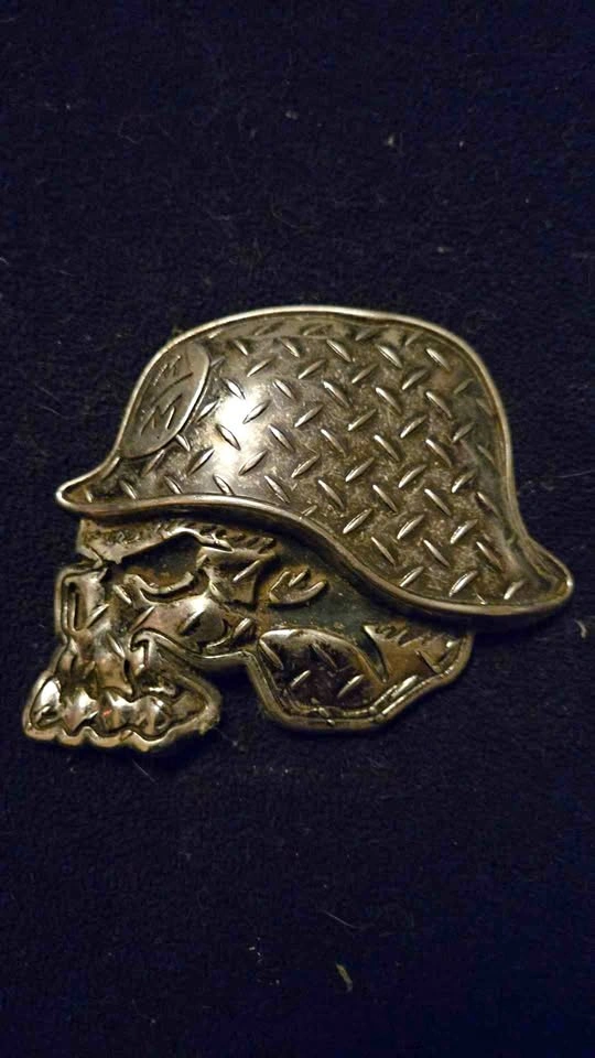 Metal Mulisha Skull Belt Buckle NO BALL ON PIN