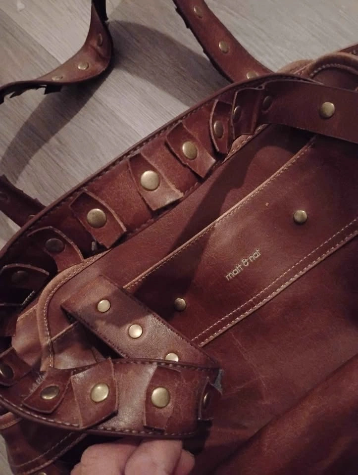 Matt & Nat Brown Leather Shoulder Bag - photo 4