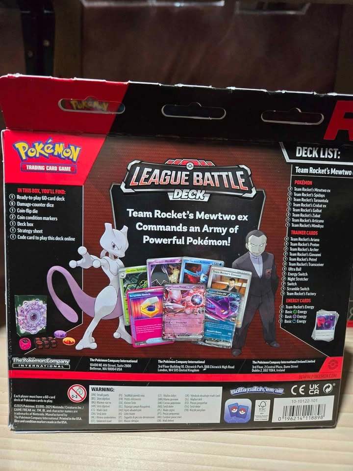 League Battle Deck Team rockets Mewtwo EX - photo 2