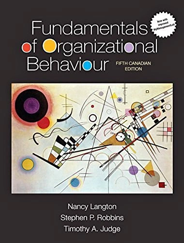 Fundamentals of Organizational Behaviour (5th Edition)