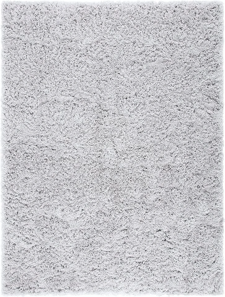 New Gray/Silver Shag High Pile Area Rug, 6'7" x 9'2" - photo 4