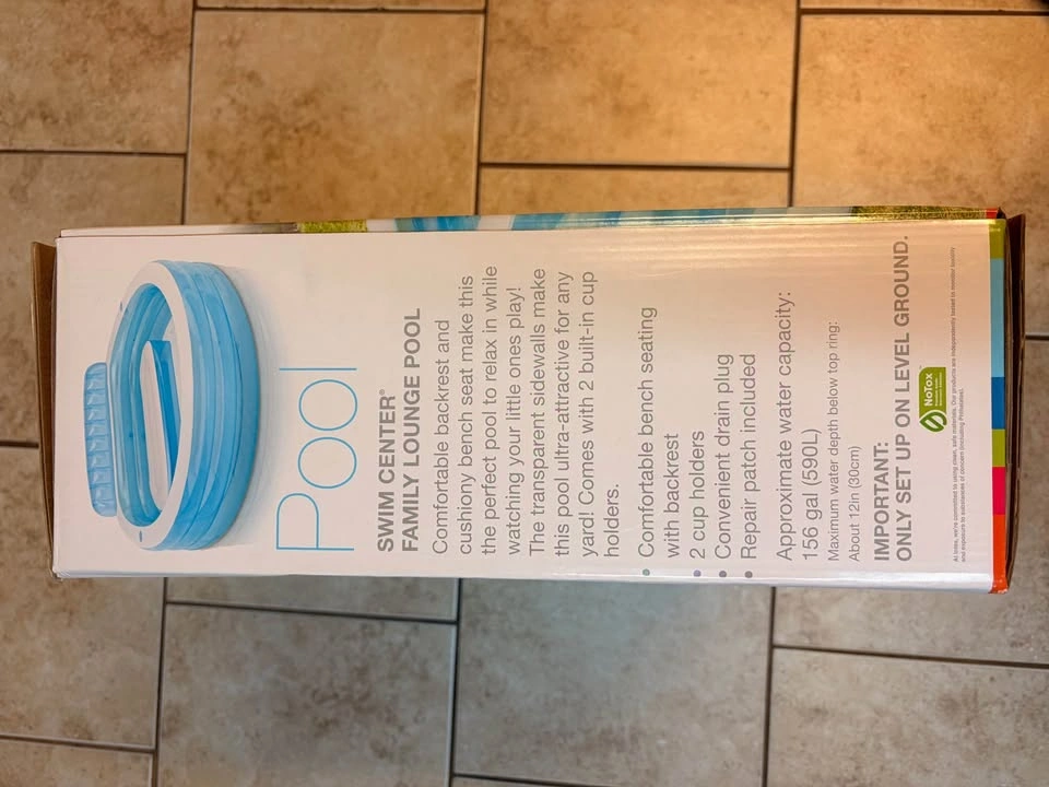 Intex inflatable family pool with bench - photo 2
