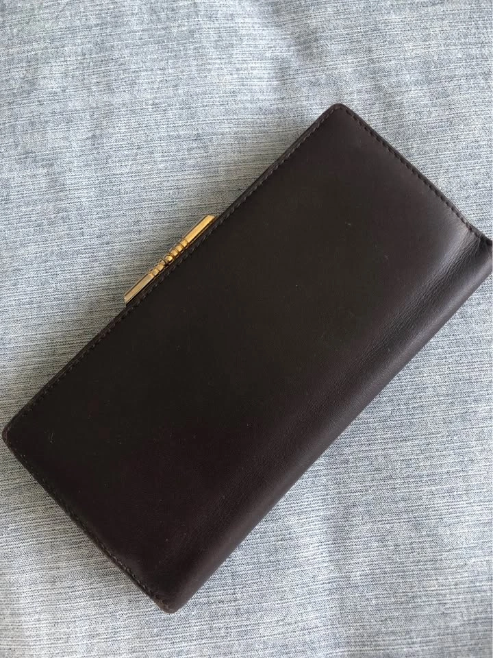 Conquer Brown Leather Trifold Wallet - photo 2