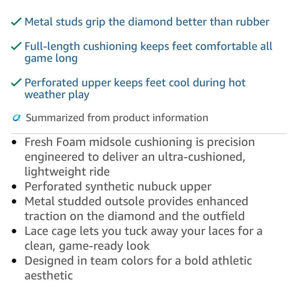 New balance metal cleats - photo 5