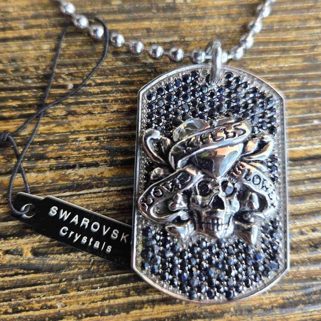 Ed Hardy Necklace with Swarovski Crystals