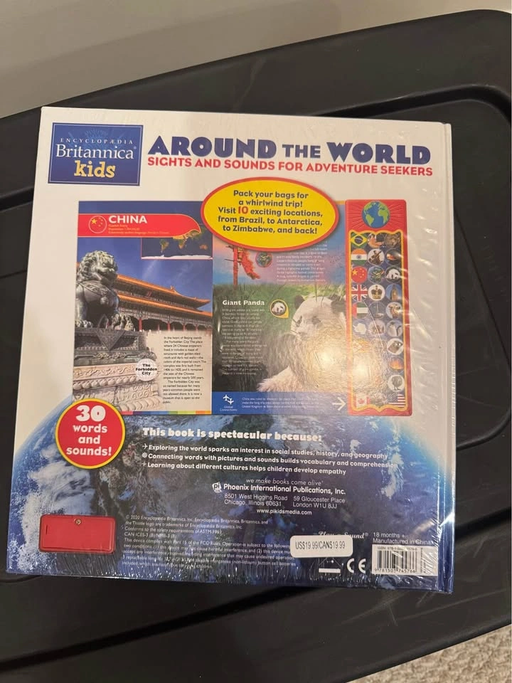 Brand New Around the World Britannica Sights & Sounds Book - photo 2