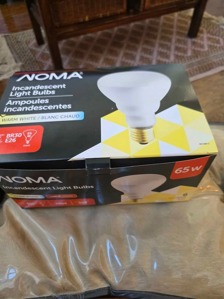 NEW NOMA 65W BR30 Incandescent Floodlight Bulbs - 6 Pack - photo 4