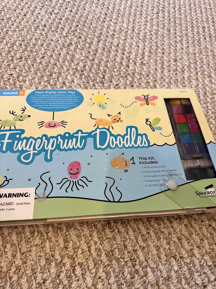 Kids Fingerprint Doodle Drawing Pad