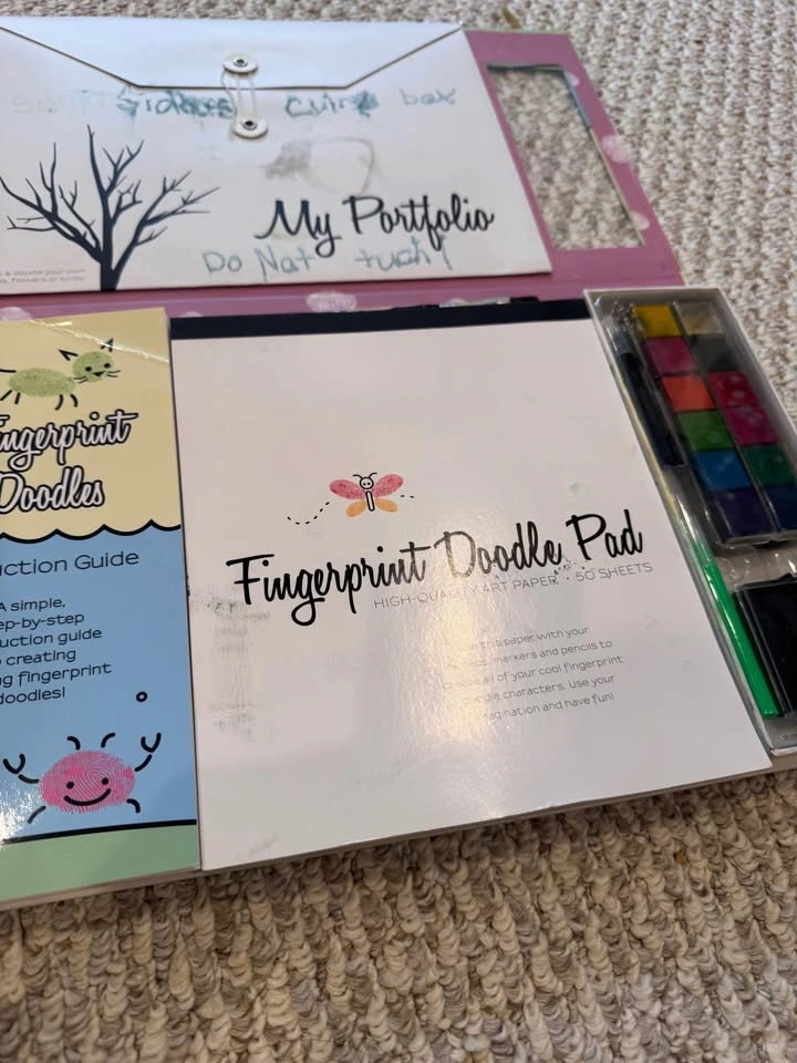 Kids Fingerprint Doodle Drawing Pad - photo 2