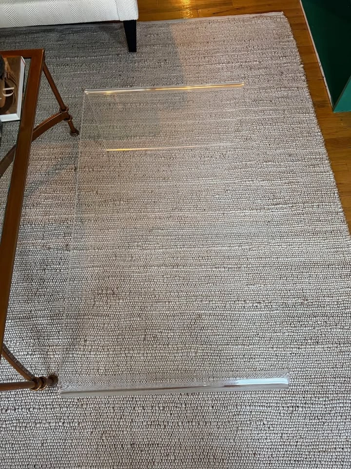 CB2 Peekaboo Acrylic Coffee Table [RRP $700] - photo 4