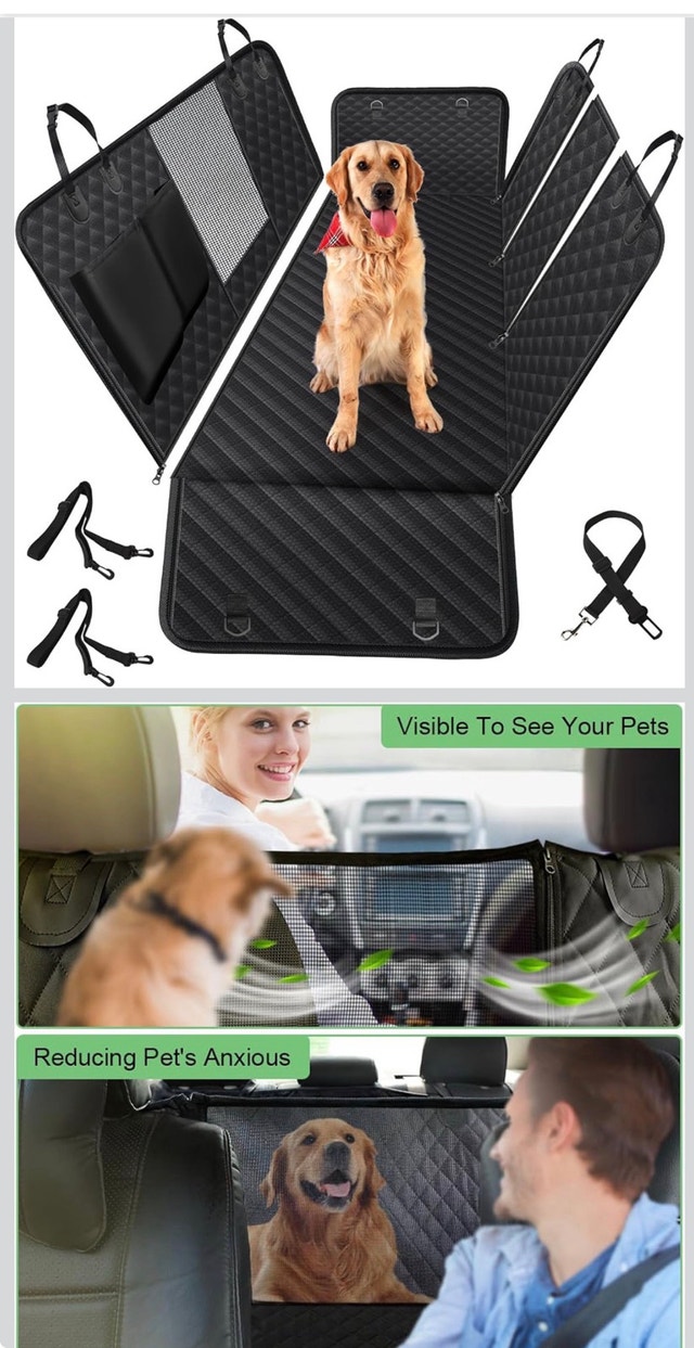 Heavy Duty Quilted Pet Cargo Liner SUV Car Seat Cover - photo 5
