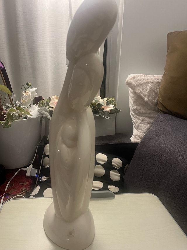 Ceramic Mother and Child Sculpture