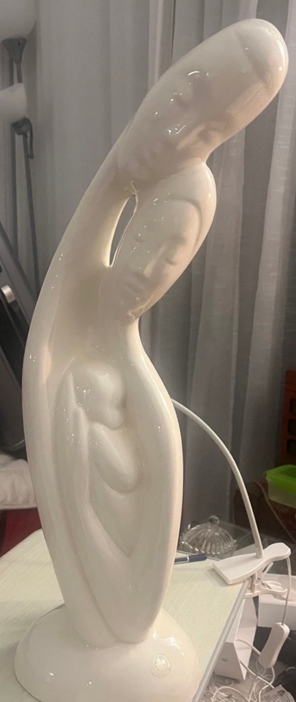 Ceramic Mother and Child Sculpture - photo 5