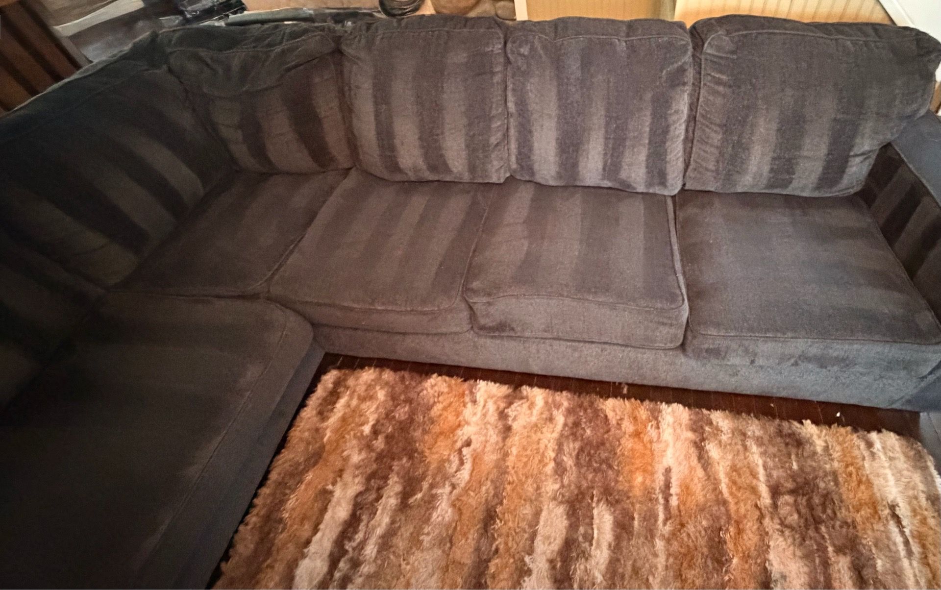 Ashley furniture sectional with pullout couch