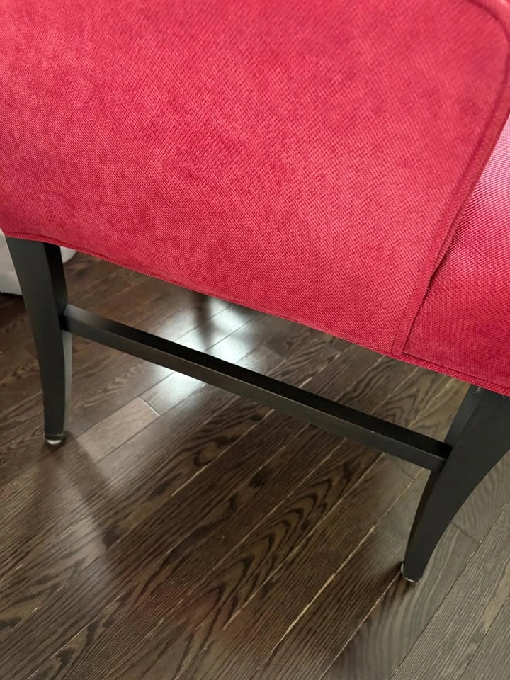 2 Custom Upholstered End Dining Chairs - photo 4