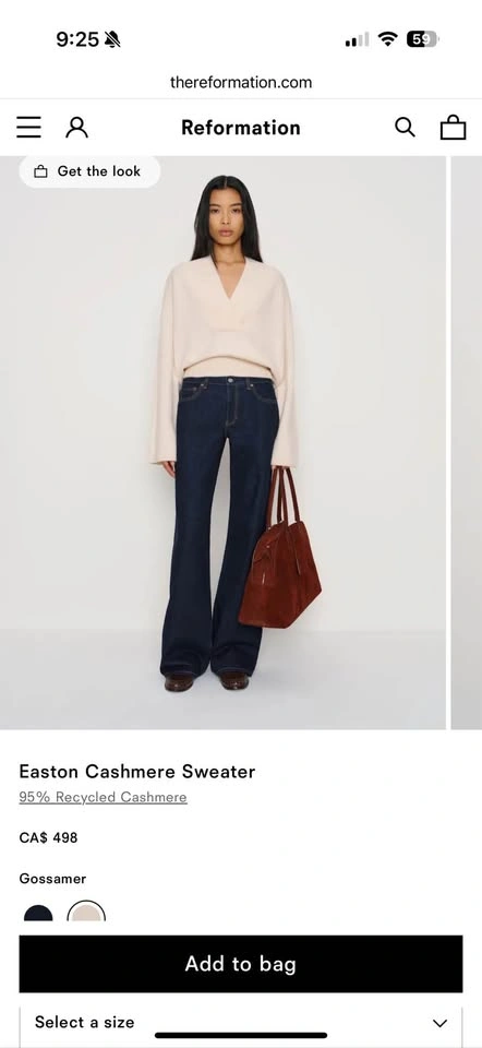 Reformation sweater NEW - photo 3