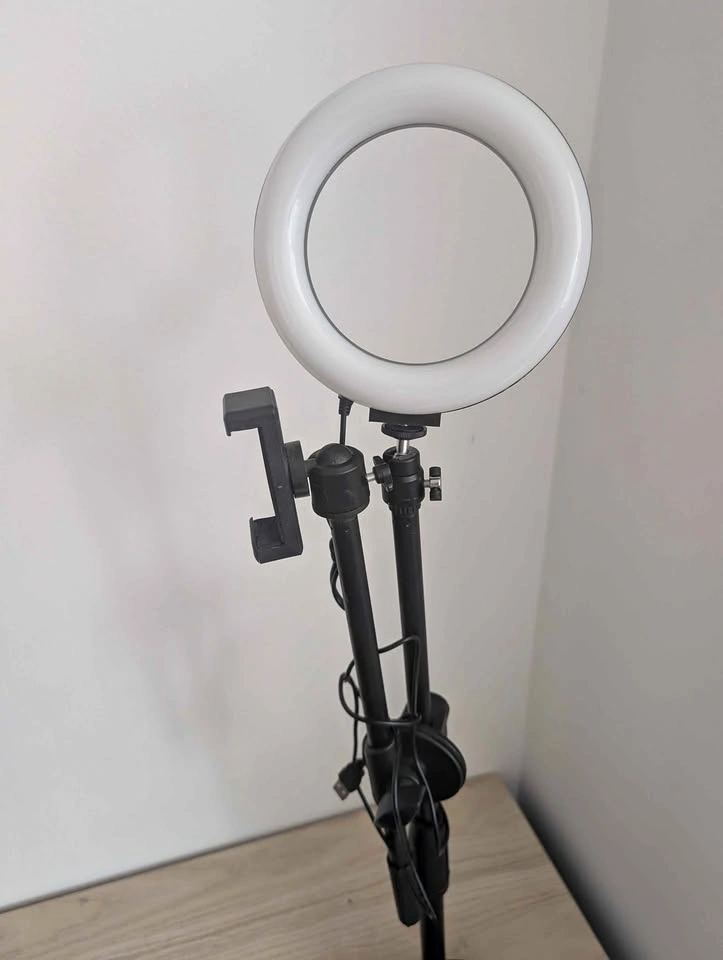 LED Ring Light with Tripod Stand and Phone Holder