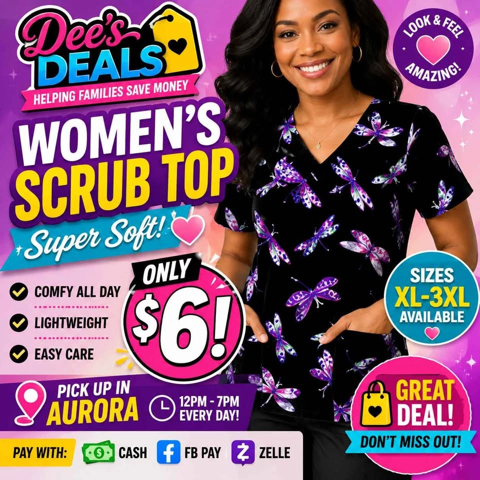 Women's Soft Scrub top ONLY $6 - photo 2