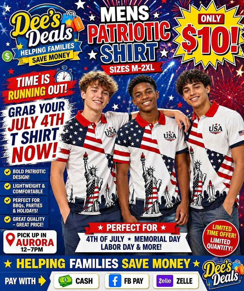 Patriotic Shirt ONLY $10