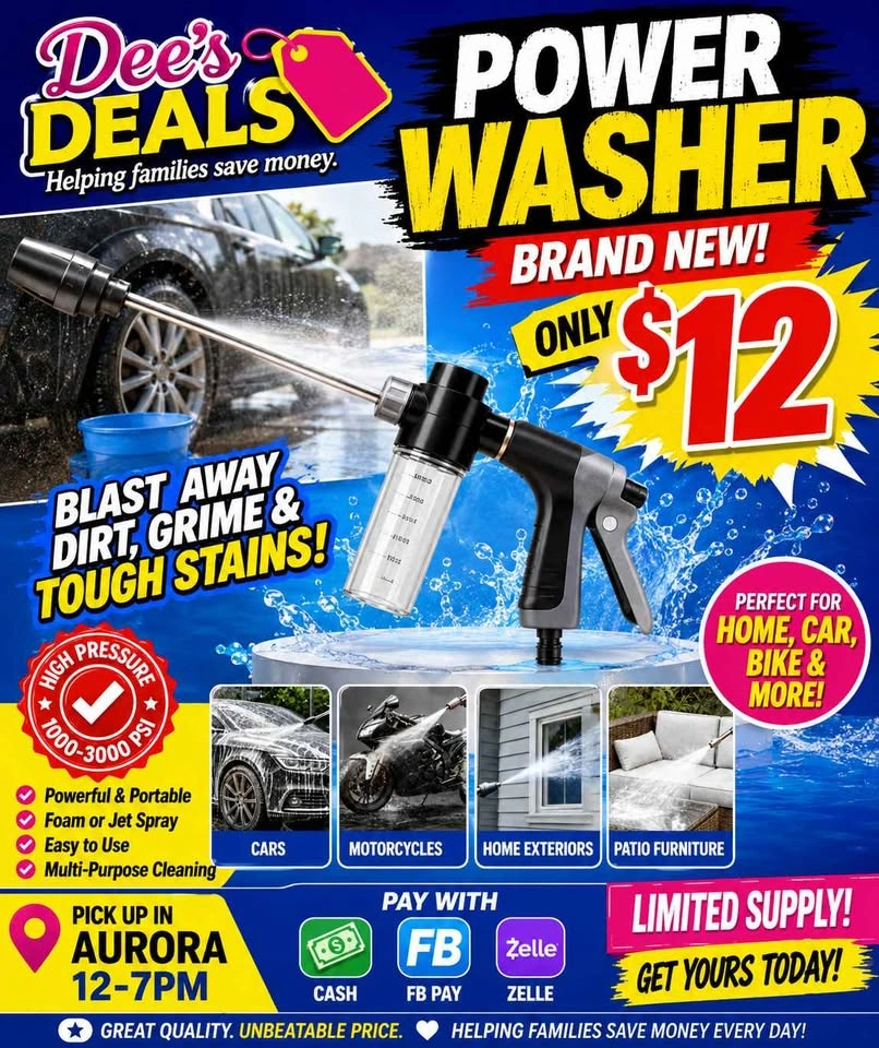 Power Washer BRAND NEW ONLY $12 - photo 2