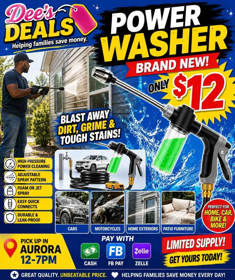 Power Washer BRAND NEW ONLY $12 - photo 3
