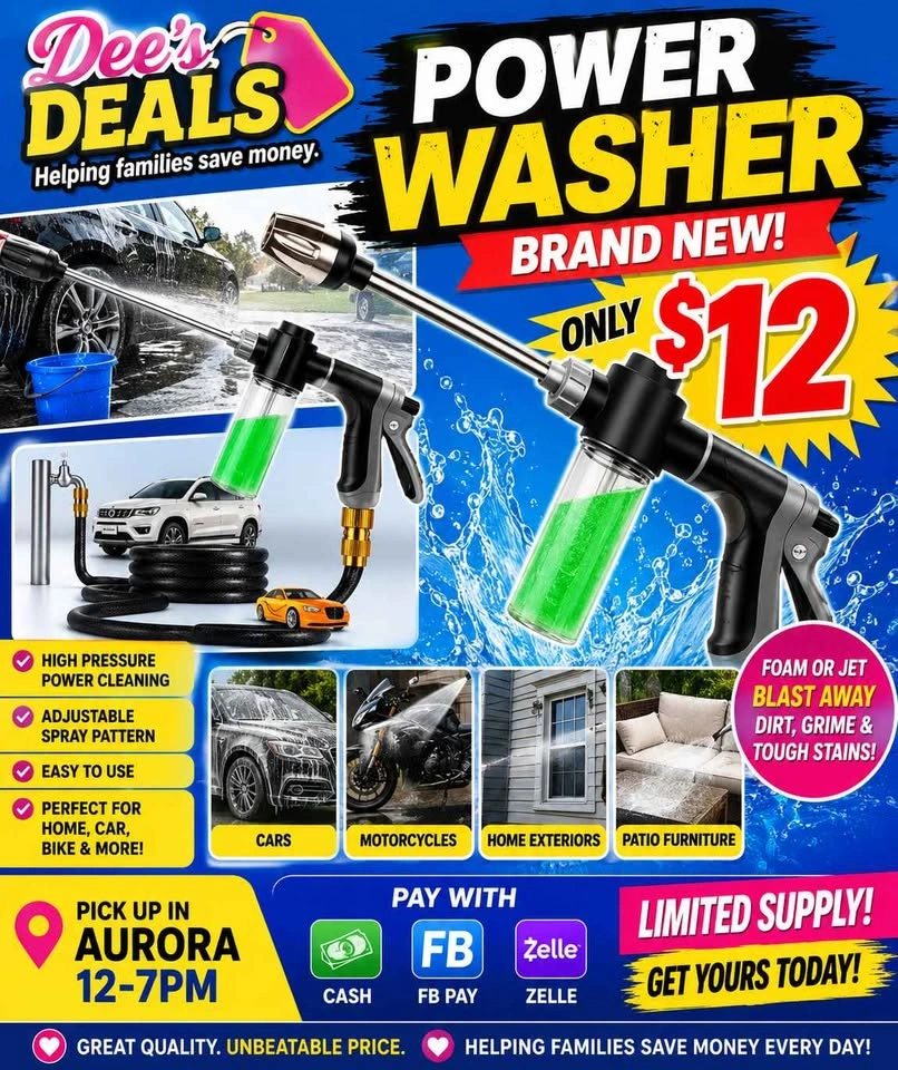 Power Washer BRAND NEW ONLY $12 - photo 4