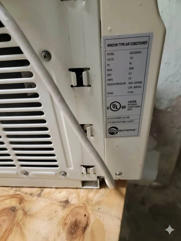 Generations Window Air Conditioner 5,000 BTU - 115V - photo 2