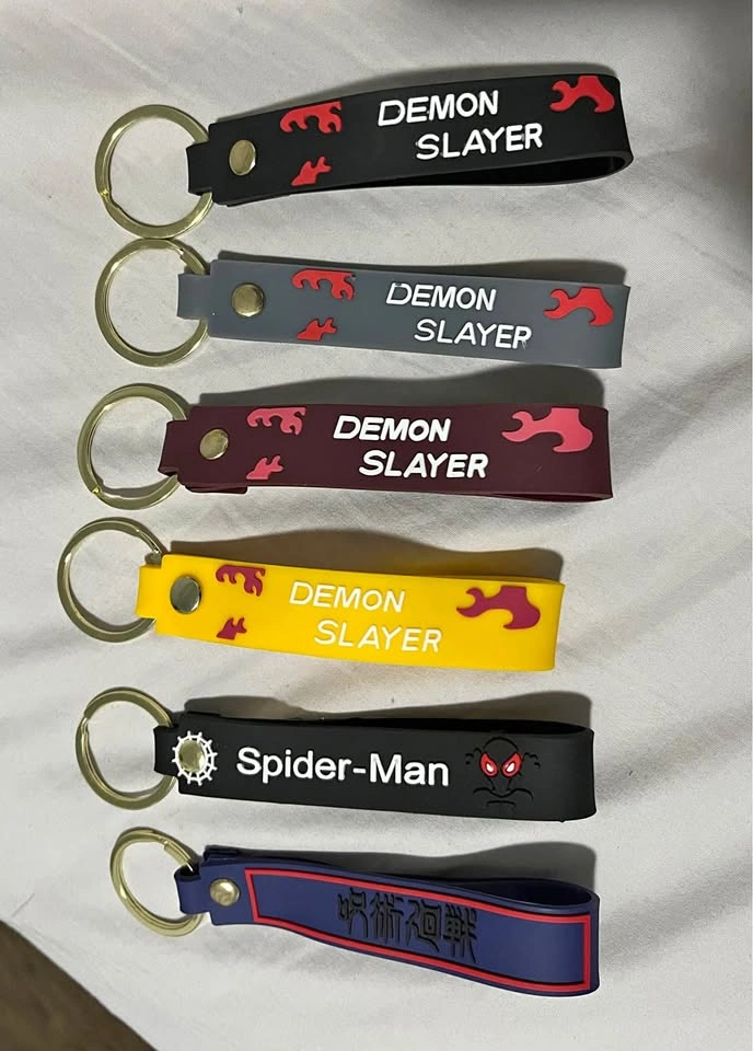 Keychains- Demon Slayer, JJK, Spiderman