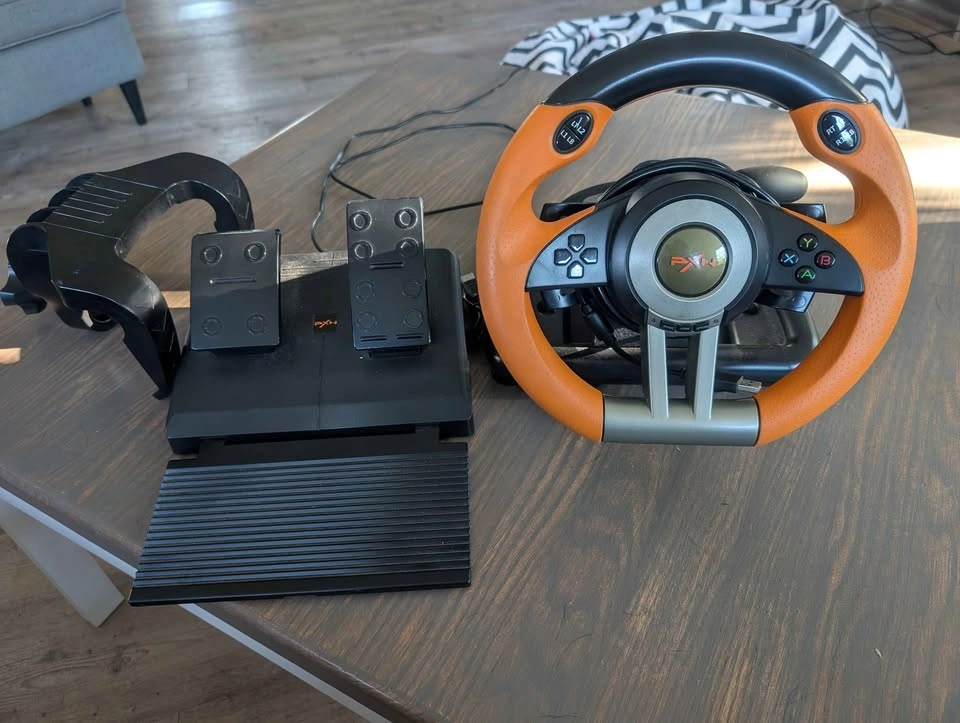 PXN Gaming Racing Wheel and Pedals Set - photo 2