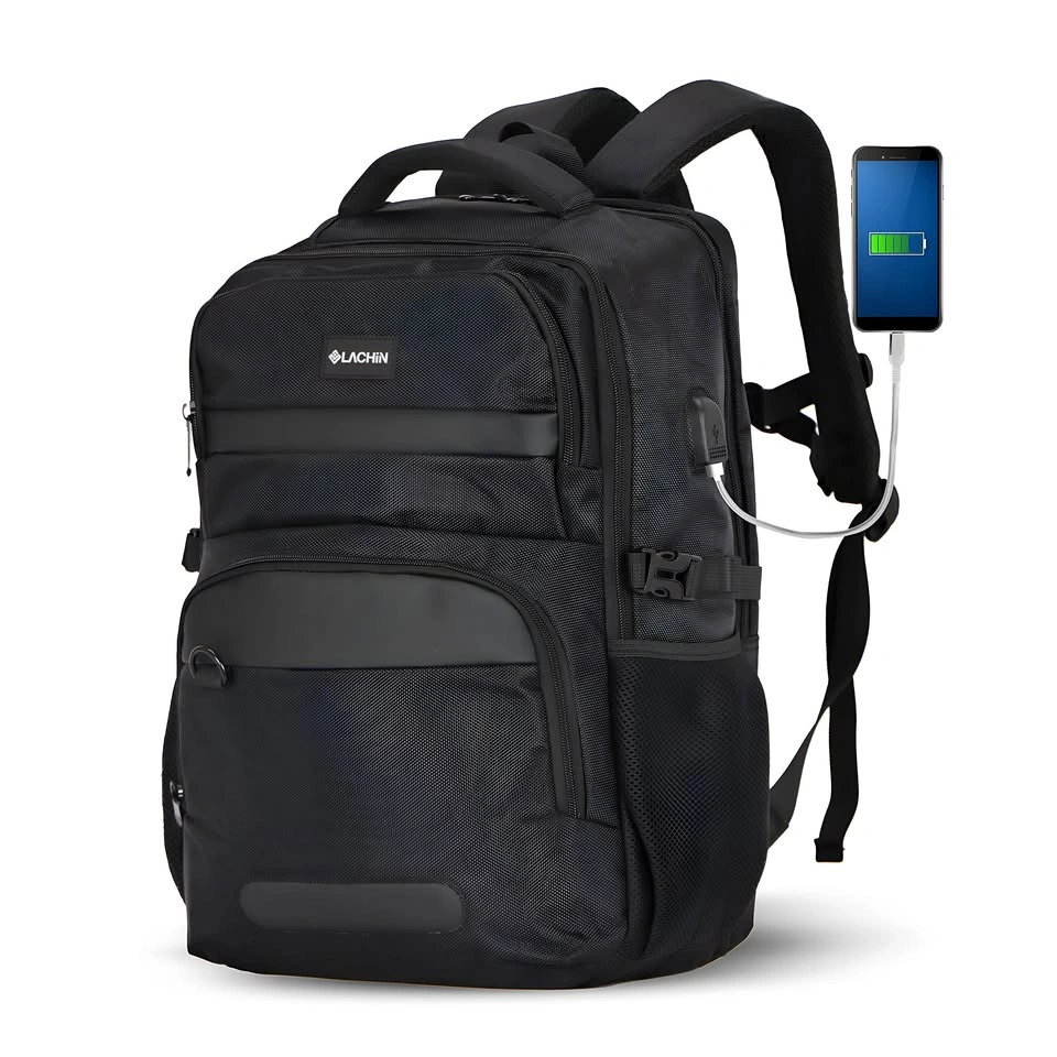 Large capacity laptop backpack, anti-theft and USB port