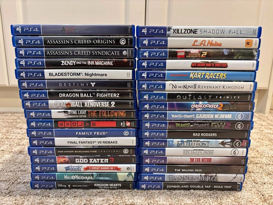 PS4 Video Games - Great Condition