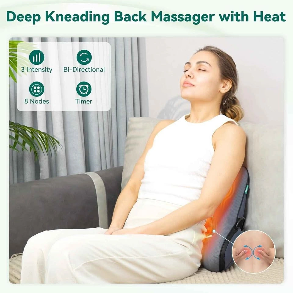 Snailax Shiatsu Back Massager with Heat – Open Box - photo 2
