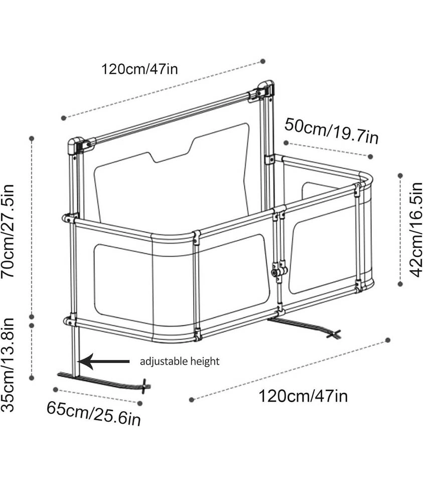 3 in 1 Baby Bedside Sleeper - photo 2
