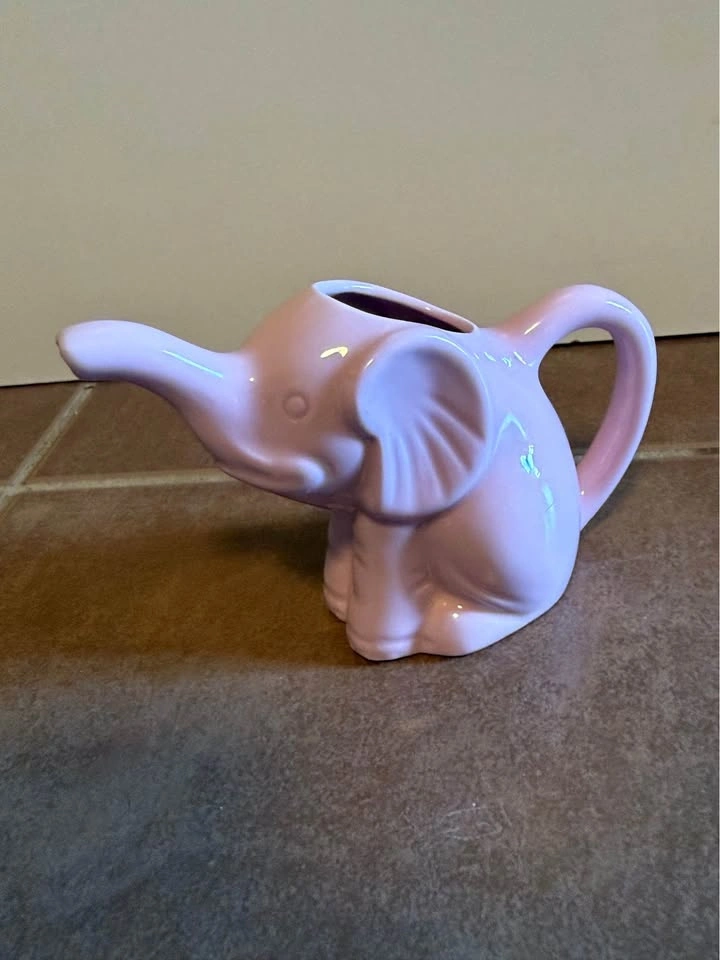 Ceramic Elephant Creamer and Sugar Bowl Set - Lavender - photo 3