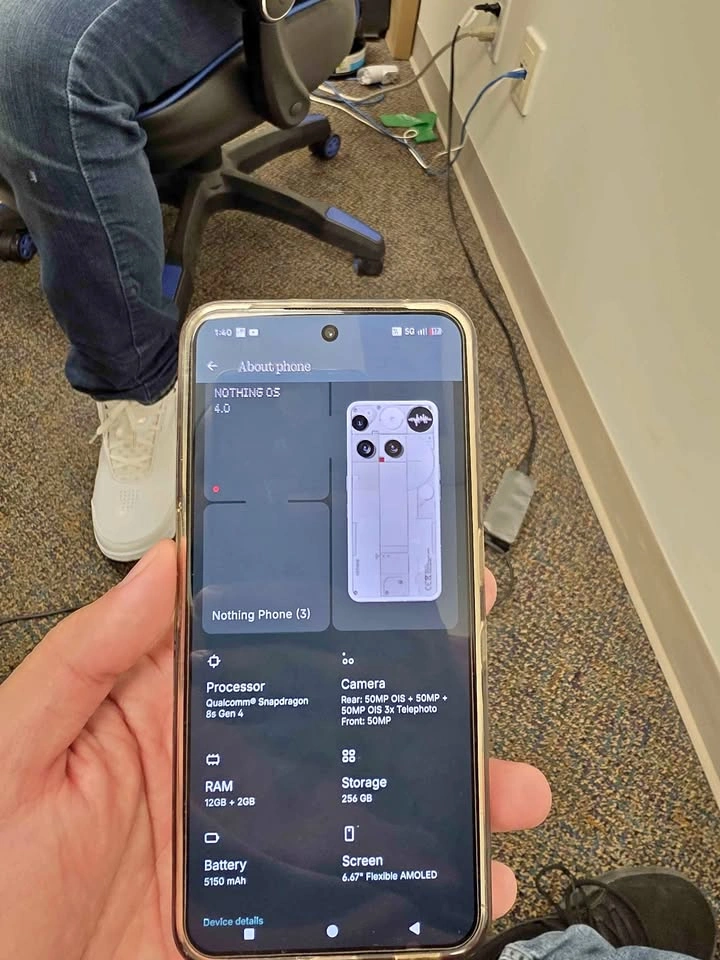 Nothing Phone (3) - 256GB White
