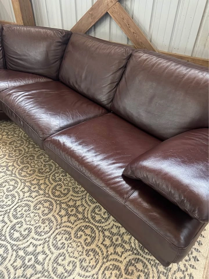 Natuzzi Custom Leather Sectional Made in Italy - photo 4